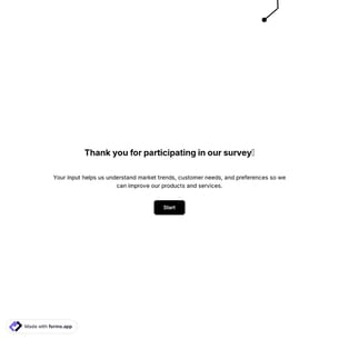 Market Research Survey Template
