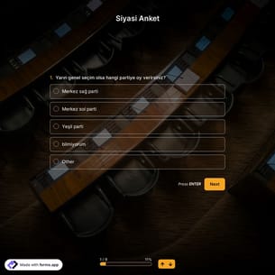 Siyasi Anket Şablonu