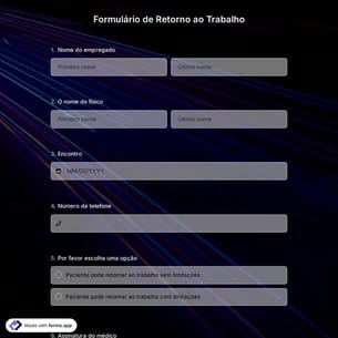 Formulário de Retorno ao Trabalho