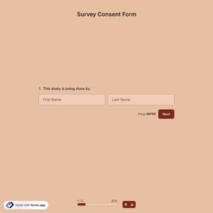Survey Consent Form Template