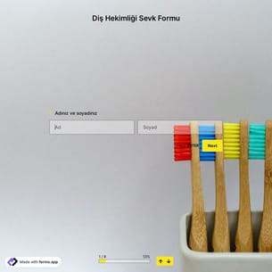 Diş Hekimliği Sevk Formu Şablonu