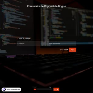 Formulaire de Rapport de Bogue