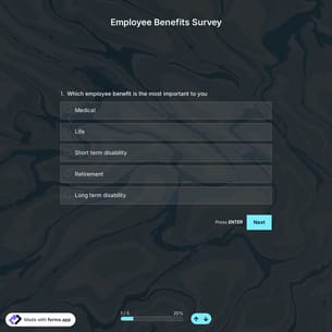 Employee Benefits Survey Template