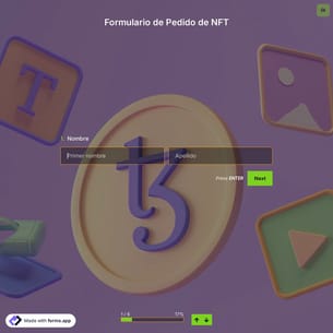 Plantilla de Formulario de Pedido de NFT