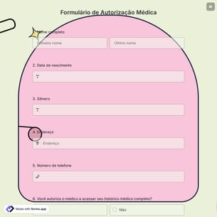 Formulário de Autorização Médica