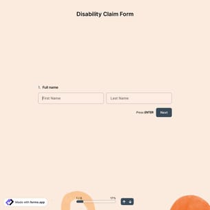 Disability Claim Form