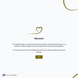 Teacher Evaluation Form