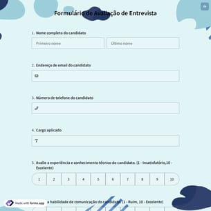 Formulário de Avaliação de Entrevista