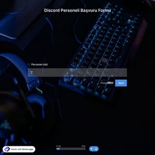 Discord Personel Başvuru Formu