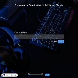 Formulaire de Candidature du Personnel Discord