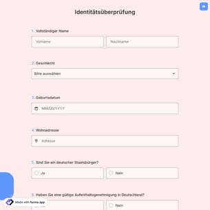 Identitätsüberprüfung