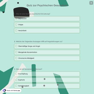 Quiz zur Psychischen Gesundheit
