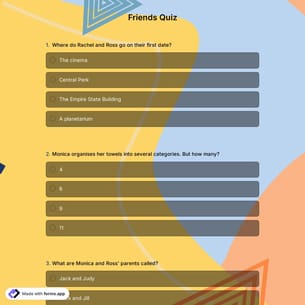 Friends Quiz