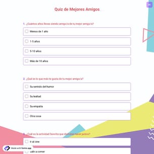 Quiz de Mejores Amigos