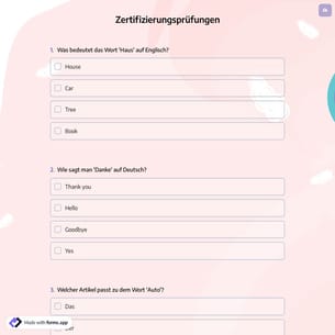 Zertifizierungsprüfungen