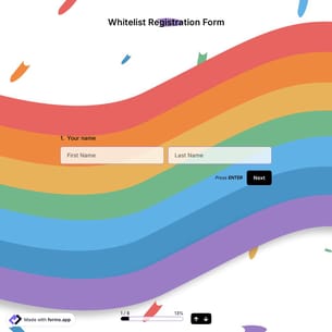 Whitelist Registration Form