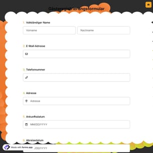 Gästeregistrierungsformular
