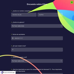 Encuesta Sobre Citas