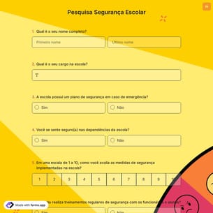 Pesquisa Segurança Escolar