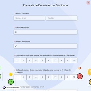 Encuesta de Evaluación del Seminario