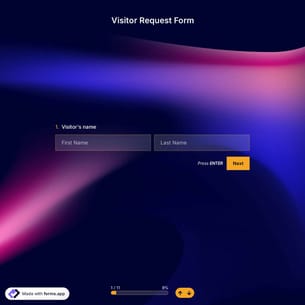 Visitor Request Form