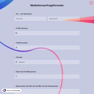 Mediationsanfrageformular
