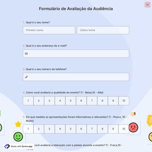​​Formulário de Avaliação da Audiência