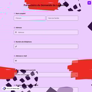 Formulaire de Demande de Logement