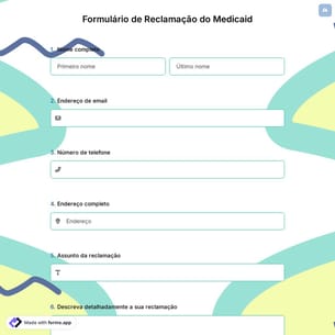 Formulário de Reclamação do Medicaid