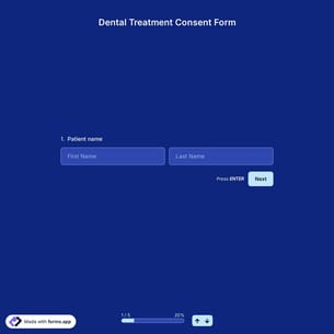 Dental Treatment Consent Form