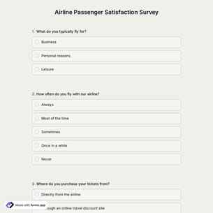 Airline Passenger Satisfaction Survey
