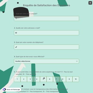Enquête de Satisfaction des Donateurs