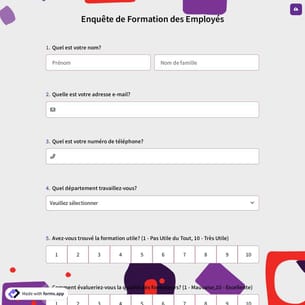 Enquête de Formation des Employés