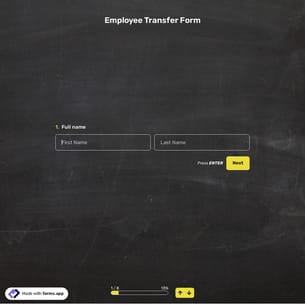 Employee Transfer Form 