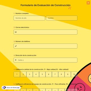 Formulario de Evaluación de Construcción