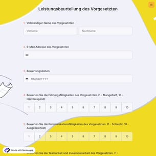 Leistungsbeurteilung des Vorgesetzten