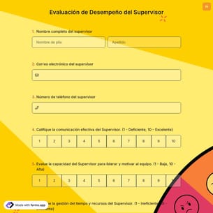 Evaluación de Desempeño del Supervisor
