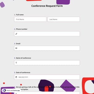 Conference Request Form 