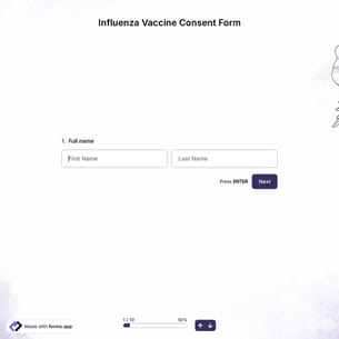 Influenza Vaccine Consent Form