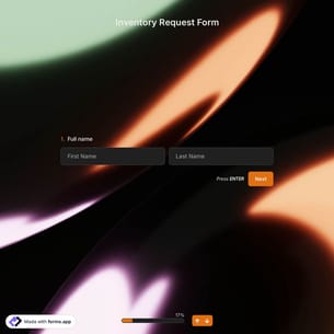 Inventory Request Form