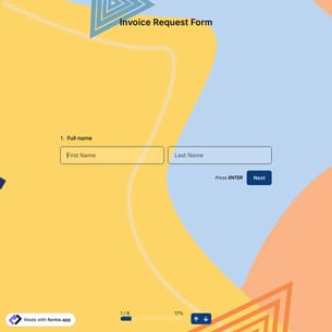 Invoice Request Form