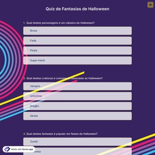 Quiz de Fantasias de Halloween