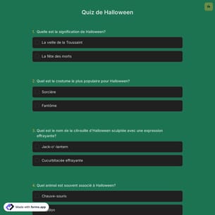Quiz de Halloween