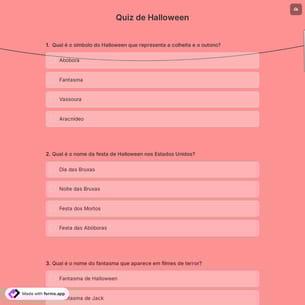 Quiz de Halloween