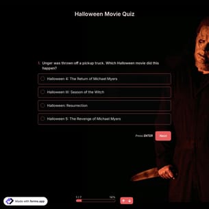 Halloween Movie Quiz