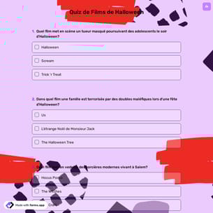 Quiz de Films de Halloween