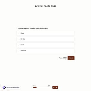 Animal Facts Quiz