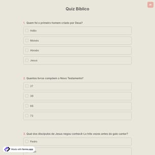 Quiz Bíblico