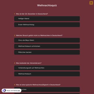 Weihnachtsquiz