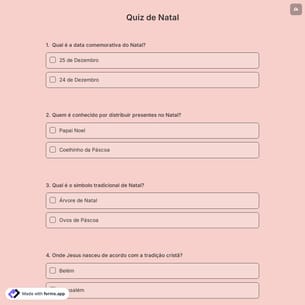 Quiz de Natal